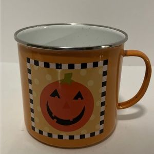 pumpkin mug Double Sided Tin